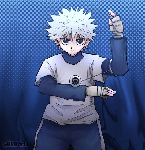 killua manga coloring : r/HunterXHunter