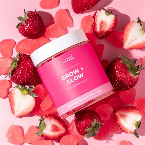 Grow Glow Hair And Nails Support Gummy Vitamin Gummy Vitamins Vitamins Gummies