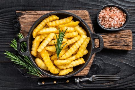 Crinkle Fries On Top Royalty Free Photos And Stock Images