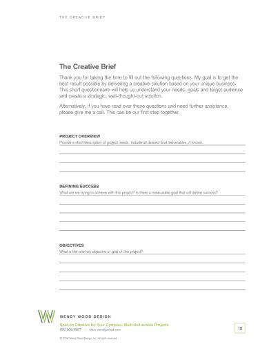 Design Brief 25 Examples Template Format How To Make Pdf