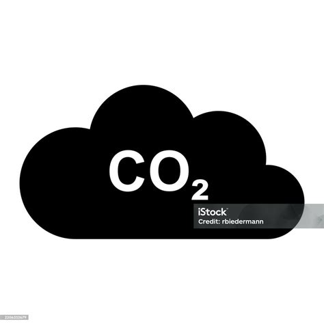 carbon dioxide  cloud stock illustration  image