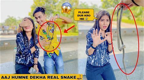 Aaj Humne Dekha Real Snake 🐍 Rishu Use Dekh Kar Hui Behosh 😰