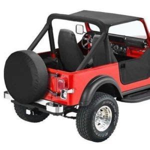 Buy Bestop Strapless Bikini Top In Black Denim For Jeep Cj For Ca