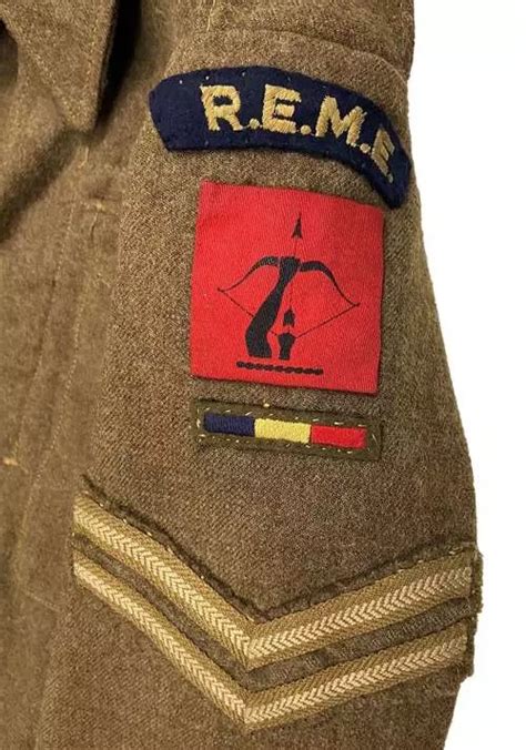 Original WW2 REME Corporal Battledress Uniform Grouping In Jackets Coats