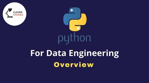 Python For Beginners Overview Data Engineering Youtube