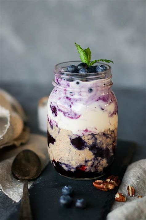 Blueberry Muffin Overnight Oats Recipe