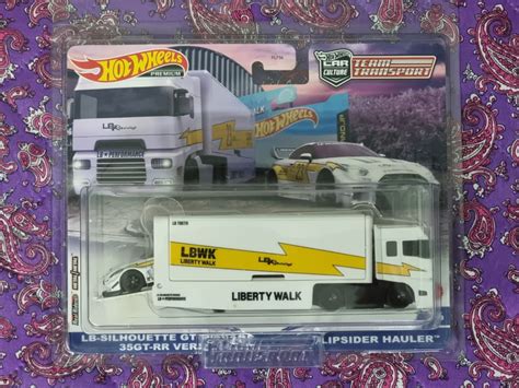 Hot Wheels Team Transport LB Silhouette GT Nissan GT RR35 Ver 2 And Flipsider Hauler With