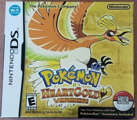 Pokémon Heartgold Version [w Pokewalker] Value Gocollect Nintendo Ds Pokemon Heartgold