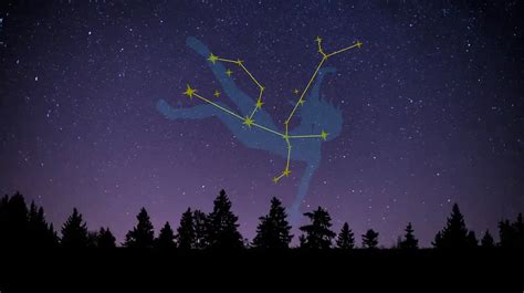 The Andromeda Constellation in The Night Sky