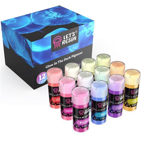 Buy Let S Resin Colors Glow In The Dark Pigment Powder G Oz