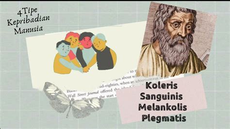 Tipe Kepribadian Sanguinis Koleris Melankolis Plegmatis YouTube