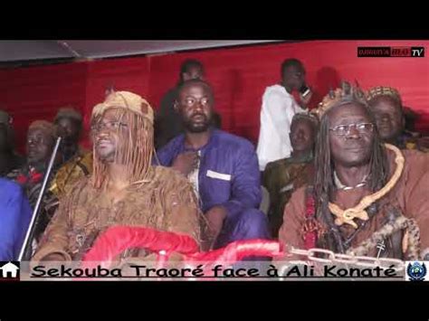 Sekouba Traor Face Ali Konat Le Pr Sident De L Union Nationale Des