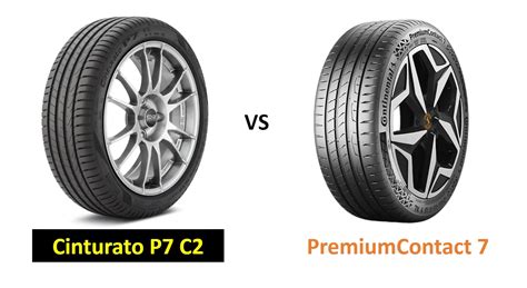 Pirelli Cinturato P7 C2 vs Continental PremiumContact 7 - Top Tire Review