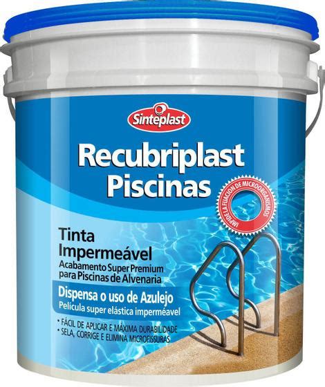 Tinta Impermeabilizante Para Piscinas Azul 3 6 Lt Sinteplast Tinta