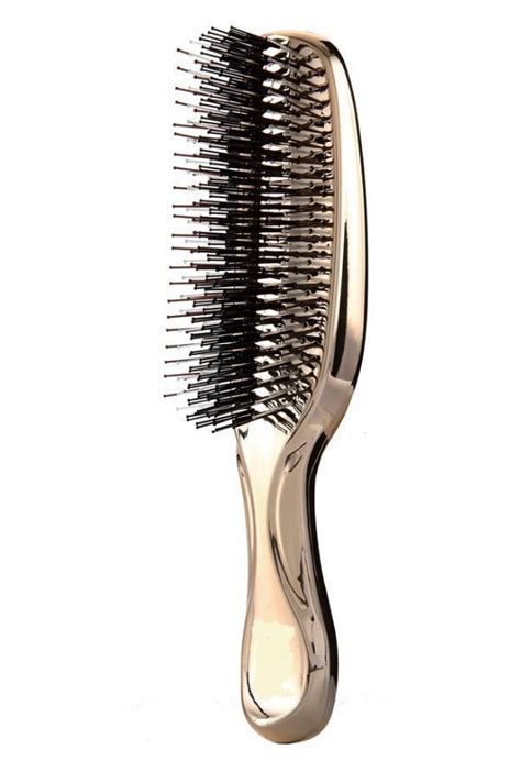 S-Heart-S Расческа Scalp Brush Premium удлиненная (золото-шампань ...