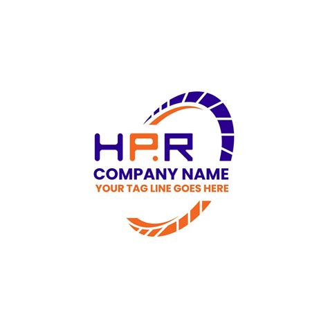 hpr letter logo creative design  vector graphic hpr simple
