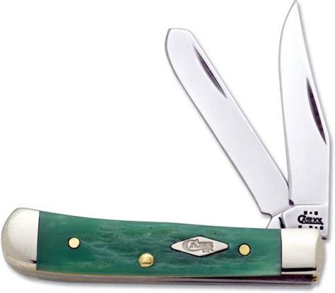 Case Tiny Trapper Knife 06253 Painted Desert Sage Willow Bone