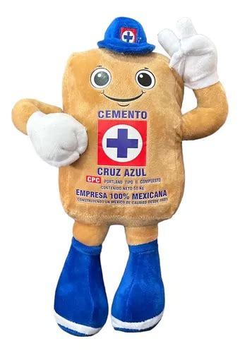 Costalito Azul Peluche Morterito Cruz Azul