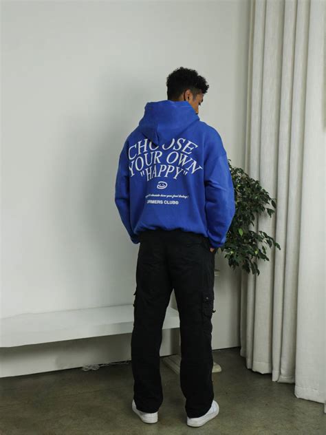 PERSPECTIVE HOODIE - COBALT BLUE – DRMERS CLUB