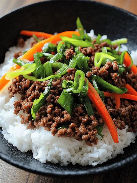 Irresistible Korean Ground Beef Recipe for Quick Dinner