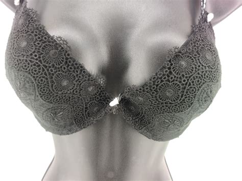 Felina Lingerie Black Lace Push Up Bra Size 36C Gem