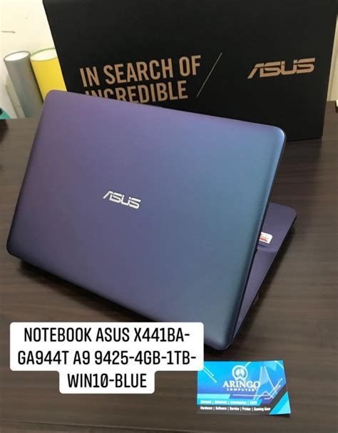 Aringo Laptop Asus Vivobook X441ba Ga944t A9 9425 4gb 1tb Win10 Blue