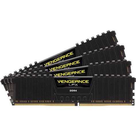 16GB Corsair Vengeance LPX schwarz DDR4-2400 DIMM CL14 Quad Kit - DDR4 ...