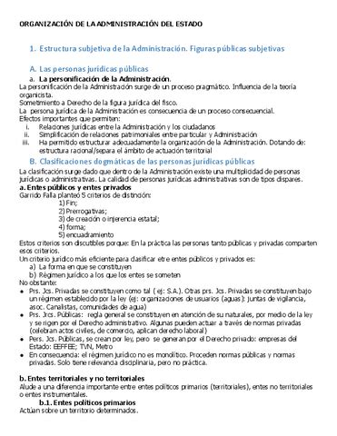 Ppt Word ORGANIZACION DE LA ADMINISTRACION DEL ESTADO Docx Pdf