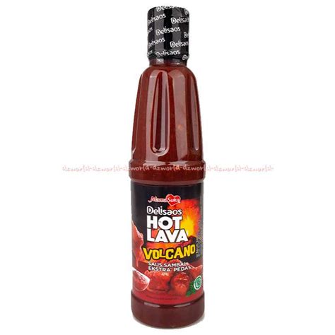Jual Mamasuka Delisaos Ml Hot Lava Volcano Saus Sambal Extra Pedas Hot Lava Original Honey