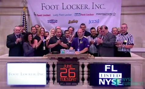 Foot Locker Celebrates 100 Years on the New York Stock Exchange | Nice ...