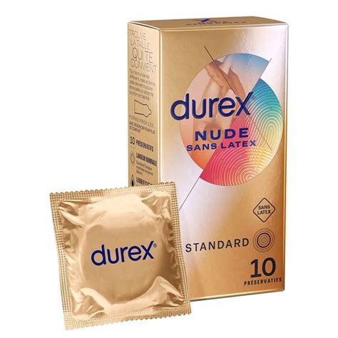 Condoms Latex Free X Nude X Sans Latex Durex Easypara