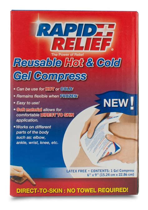 Reusable Hot Cold Gel Compress Direct To Skin Industrial Workwear