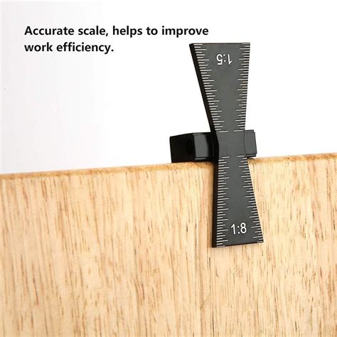 Dovetail Marker For Woodworking Hand Cut Wooden Ruler Dovetail Guide