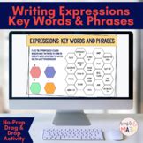 writing expressions key words  phrases digital activity  grade