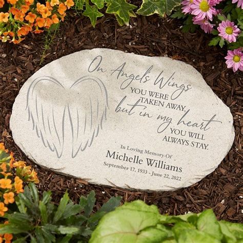 Personalized Garden Stones Memorial Fasci Garden