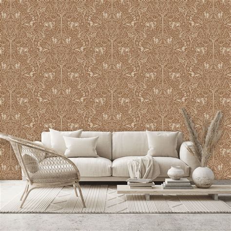 Under the Elder Tree Wallpaper Brown By Boråstapeter 2045