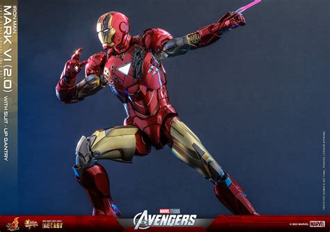 Hot Toys MMS 687 D52 688 D53 The Avengers Iron Man Mark VI 2 0 W Suit Up Gantry Hot Toys