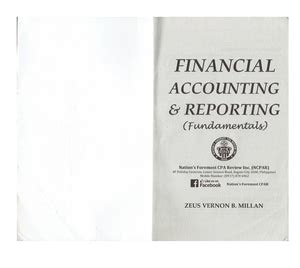 Afar Theory Of Accounts Advanced Financial Accounting And Reporting