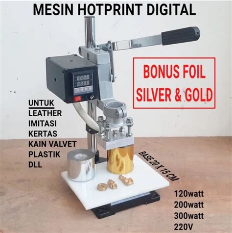 Mesin Emboss Hot Stamping Hot Print Digital X Mm Lazada Indonesia