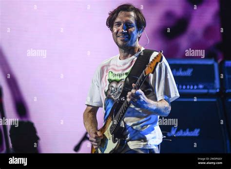 John Frusciante Guitar Red Hot Chili Peppers Live In Buenos Aires Argentina Stock Photo Alamy