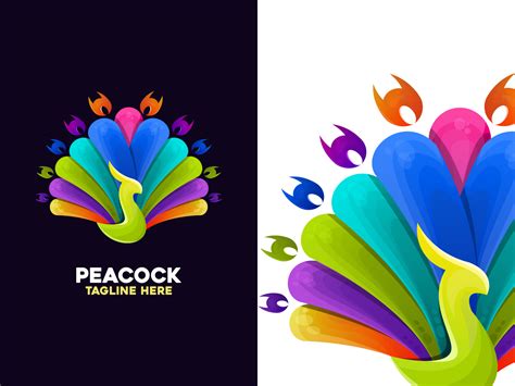 Peacock Logo Vector