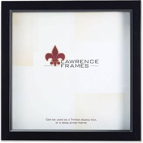 Lawrence Frames 8 X 8 Wood Black Shadow Box Picture Frame 795088 At