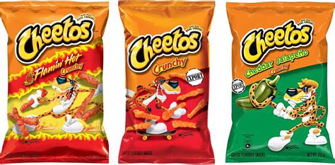 Cheetos Flamin Hot Crunchy Crunchy Jalapeno 8oz Set Of 3 Amazon Co Uk Grocery