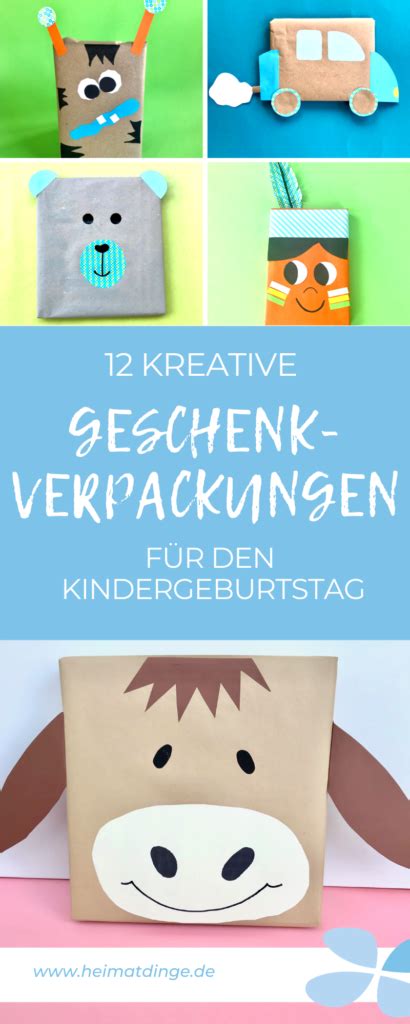 Geschenkverpackung Für Den Kindergeburtstag 12 Kreative Und Originelle Verpackungsideen