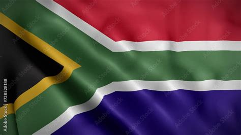 South Africa Waving Flag Flag Of South Africa Animation South African