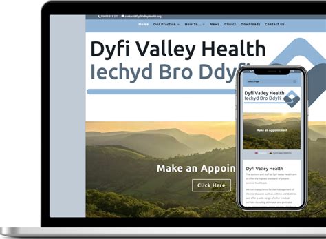 Website Development Dyfi Valley Health The Digital Musketeer