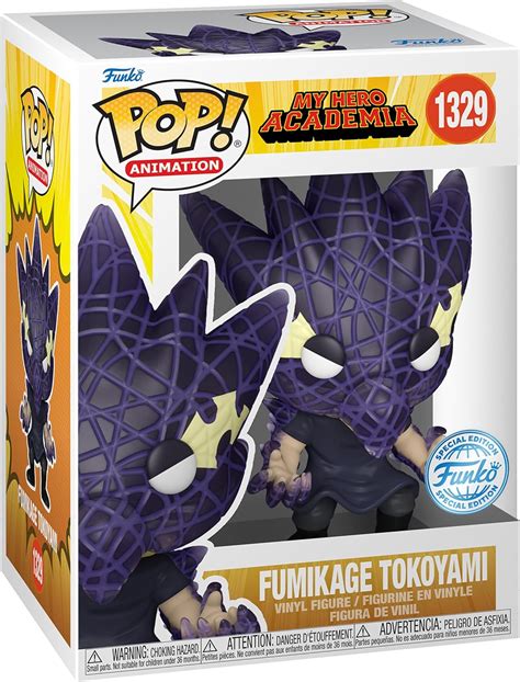 Funko My Hero Academia Pop Animation Fumikage Tokoyami Vinyl Figure Hot Topic Exclusive