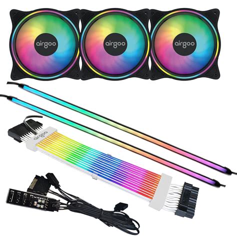 Amazon Airgoo Af Addressable Rgb Halo Fans Triple Packs X