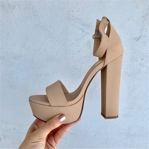 Shoes Nude Platform Heel Poshmark
