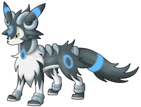 ADPT: Houndoom-Shiny Umbreon-Shiny Lycanroc by BijutsuYoukai on DeviantArt